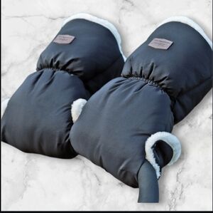 Orzbow Faux Sheepskin Stroller Gloves, Universal Winter Anti-Freeze Stroller Mit